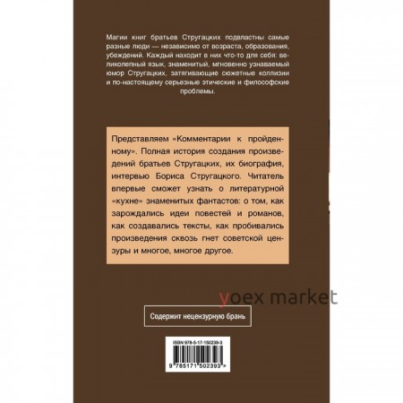 Комментарии к пройденному. Стругацкий А.Н., Стругацкий Б.Н.