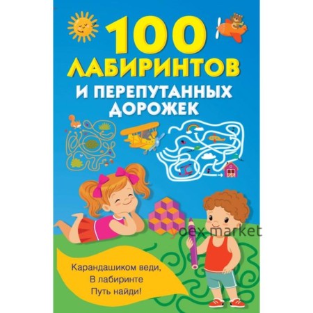 100 лабиринтов и перепутанных дорожек. Дмитриева В. Г.