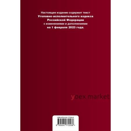 Уголовно-исполнительный кодекс Российской Федерации