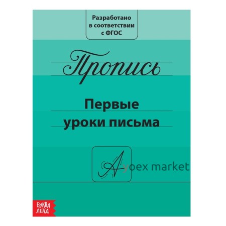 Прописи «Первые уроки письма», 20 стр.