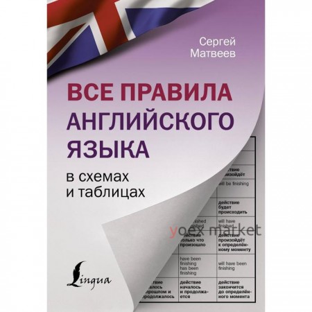 Все правила английского языка в схемах и таблицах. Матвеев С. А.