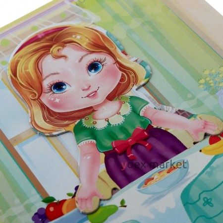 Книжка с куклой «Кукольный домик»