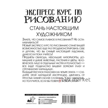 Экспресс курс по рисованию. Стань настоящим художником. Грей Мистер