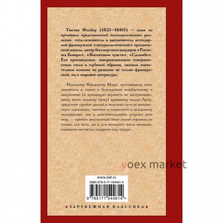 Воспитание чувств. Флобер Г.