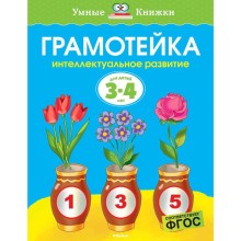 Грамотейка. Интеллектуальное развитие детей 3-4 лет. Земцова О.Н.