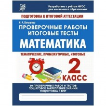 Проверочные работы. 2 класс. Математика. Подготовка к итоговой аттестации (ФГОС) (6+). Латышева Н.